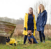 Raincoats and rain overalls for dogs