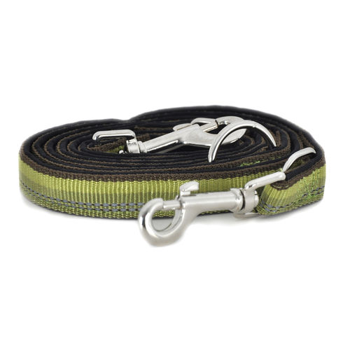 Kennel Equip Adjustable Dog Multi Leash 200 cm, Green