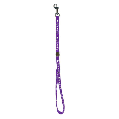 Show Tech Grooming Noose with Pawprint Hot Purple