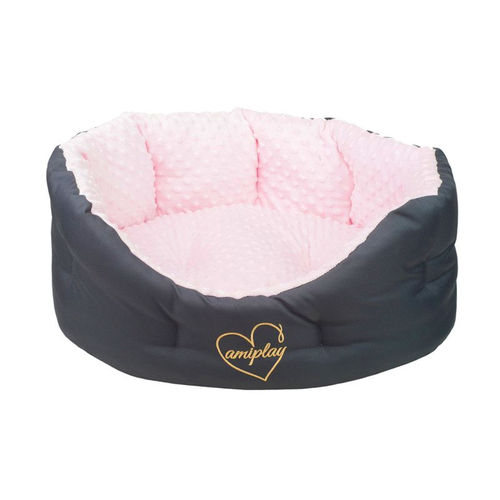 Amiplay Colosseum Babydoll Dog Bed Pink