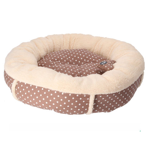Aramis Round Dog Bed Brown
