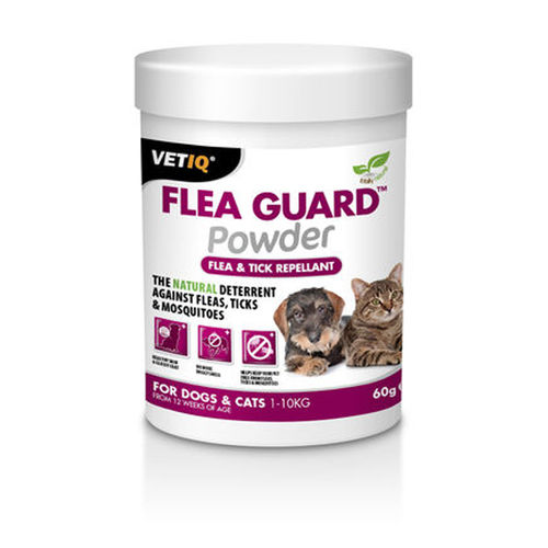 VETIQ Flea Guard Powder For Cats And Dogs 60g