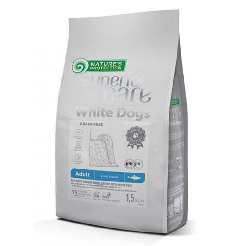 NP Superior Care White Dogs Herring Adult Small Breed