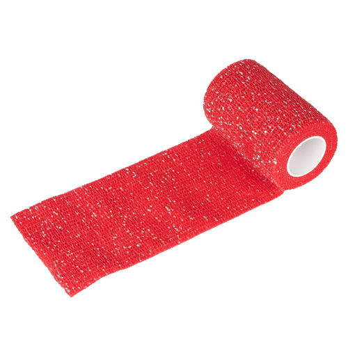 Show Tech Red Glitter Bandage Itsekiinnittyvä Side