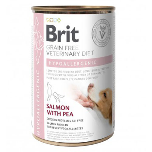 Brit GF Vet Diet Dog Can Hypoallergenic 400 g