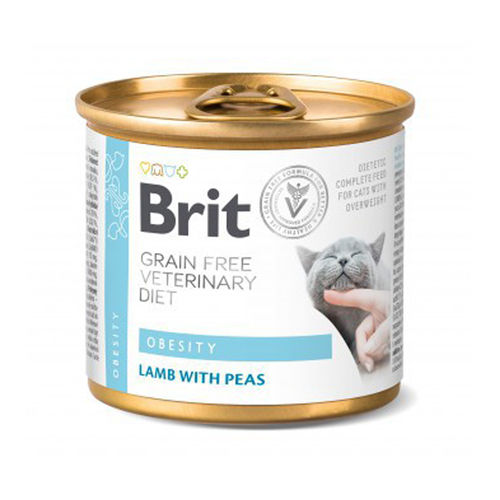 Brit GF Veterinary Diet Cat Can Obesity 200 g