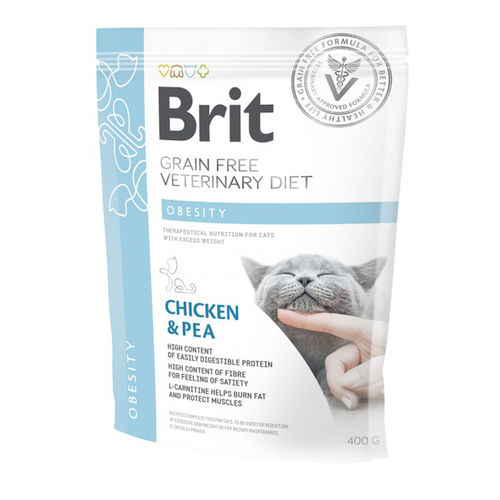 Brit GF Vet Diet Cat Obesity 400g