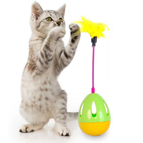 Cat Toy Egg Activation Toy Multicolored 25,5 cm